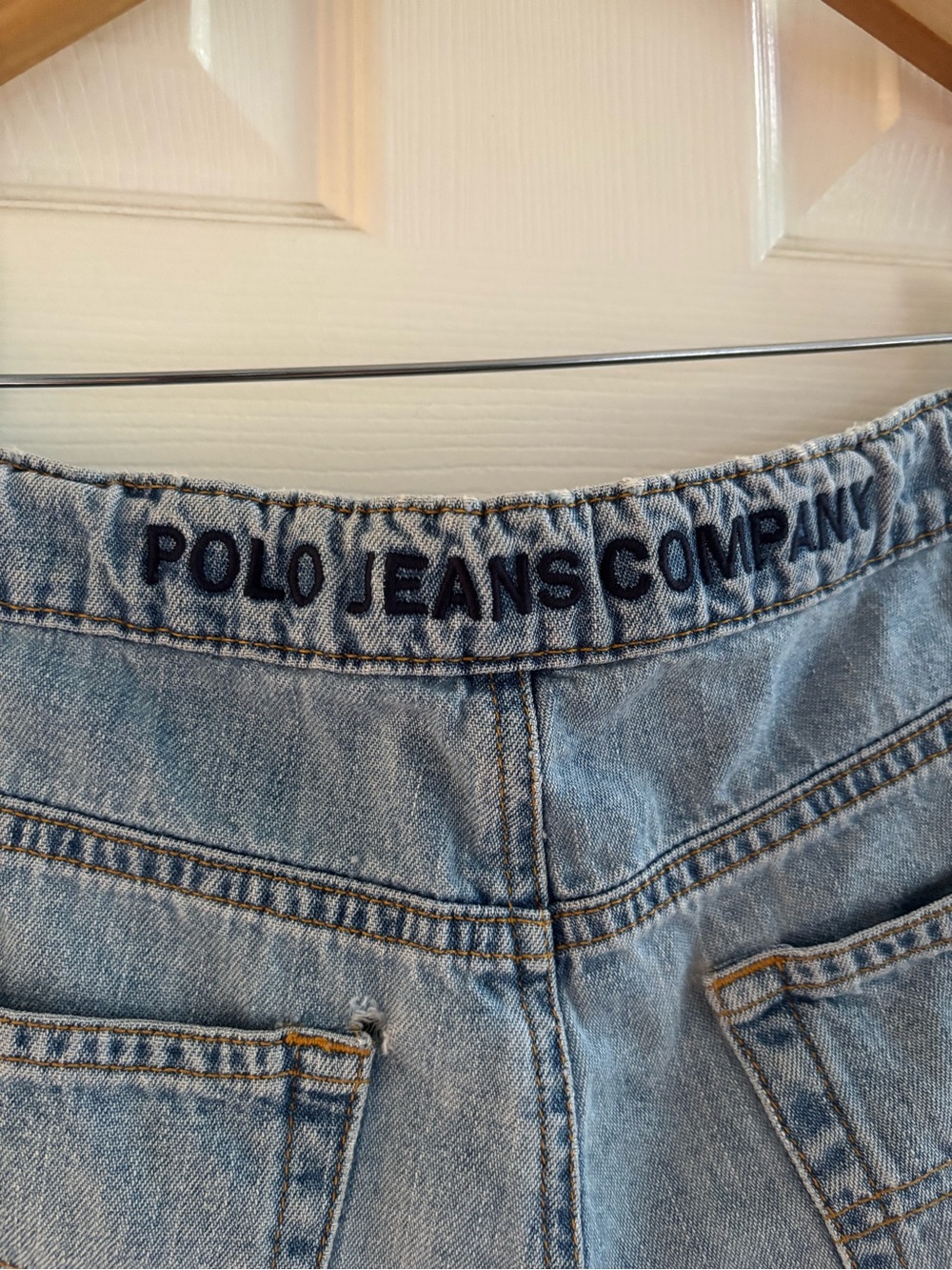 Polo by Ralph Lauren Light Blue Denim Shorts - Picture 7 of 9